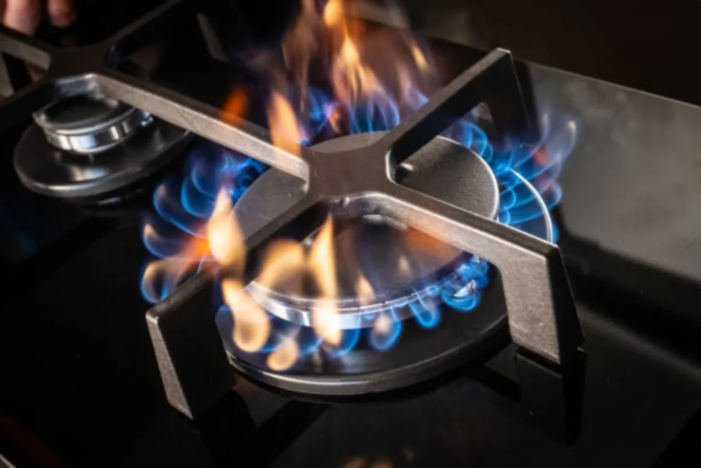 Why Gas Stove Produces Orange Flames