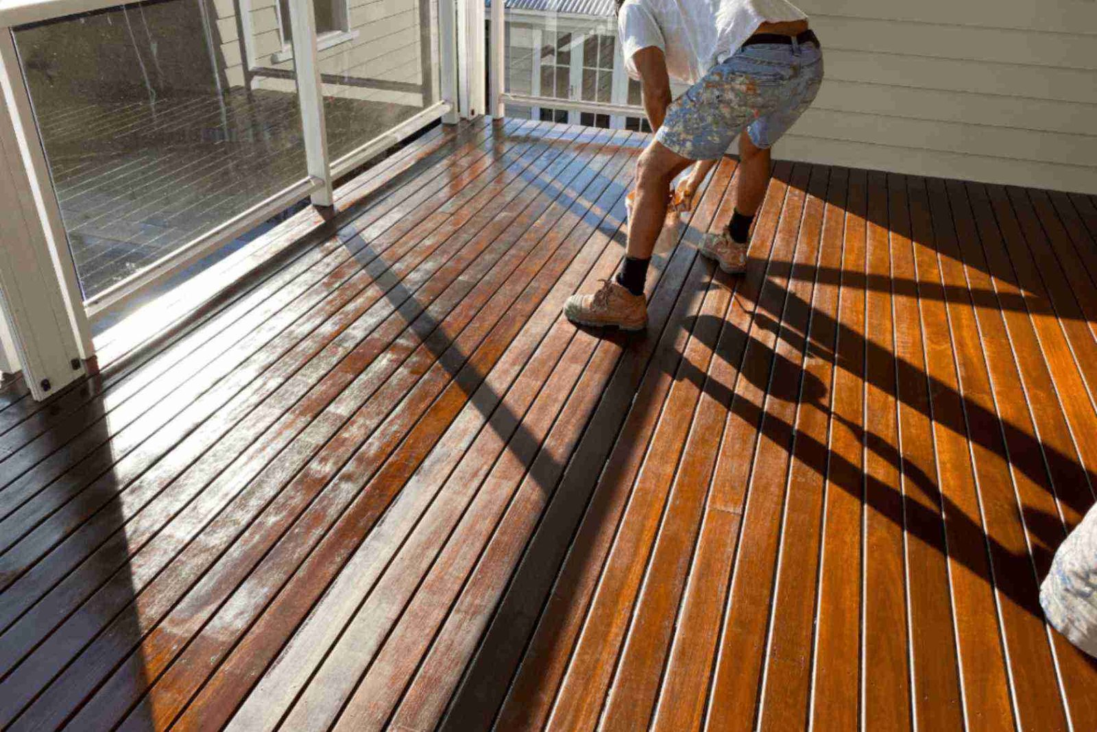 Deck Staining in Eau Claire WI 